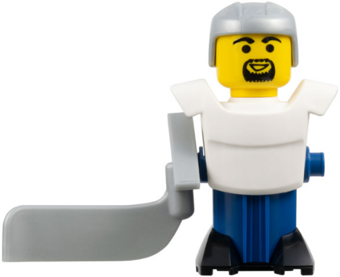 McDonald's Sports Hockey Player - White Torso and Blue Base without Stickers