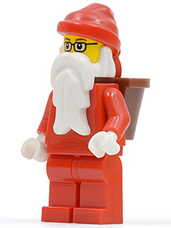 Santa, Red Legs, Glasses, D-Basket