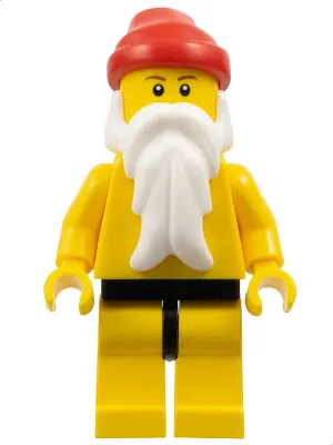 Santa, Yellow Legs with Black Hips, Yellow Torso