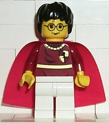 Harry Potter - Dark Red Quidditch Uniform with Red Cape