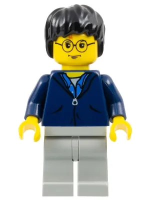 Harry Potter - Dark Blue Jacket Torso, Light Gray Legs