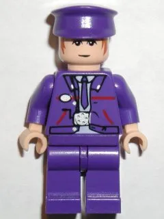 Stanley (Stan) Shunpike - Knight Bus Conductor Uniform with Dark Purple Tie