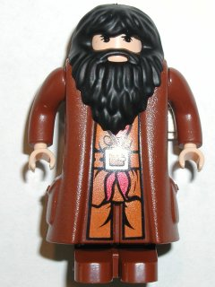 Rubeus Hagrid - Reddish Brown Topcoat (Light Nougat Version with Movable Hands)