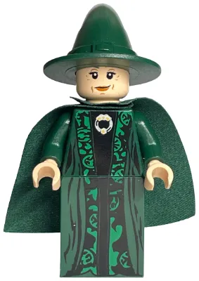 Professor Minerva McGonagall - Dark Green Robe and Cape