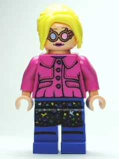 Luna Lovegood - Dark Pink Jacket, Ponytail