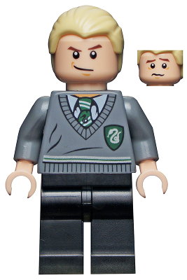 Draco Malfoy - Slytherin Stripe and Shield Torso, Black Legs