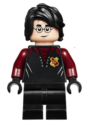 Harry Potter - Black and Dark Red Uniform, Medium Legs