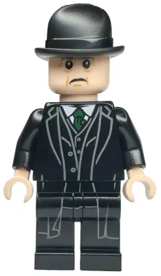 Minister of Magic (Cornelius Fudge) - Suit with Dark Green Tie, Shirt Tail