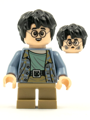 Harry Potter - Sand Blue Jacket, Dark Tan Short Legs, Dirty Face