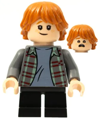 Ron Weasley - Plaid Shirt, Black Short Legs
