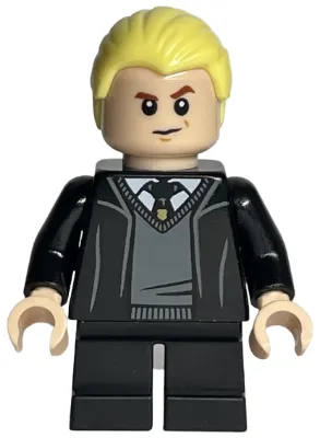 Draco Malfoy - Hogwarts Robe, Black Tie, Suspicious
