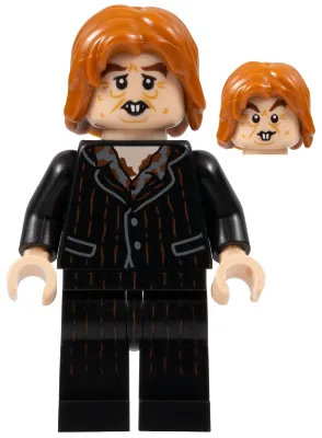 Peter Pettigrew (Wormtail) - Black Suit, Light Nougat Hands