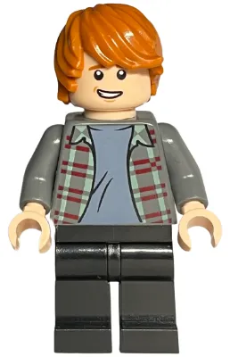 Ron Weasley - Plaid Shirt, Black Legs