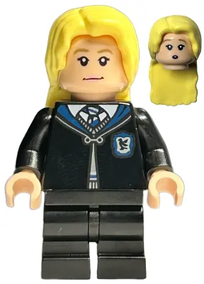Luna Lovegood - Ravenclaw Robe, Black Medium Legs