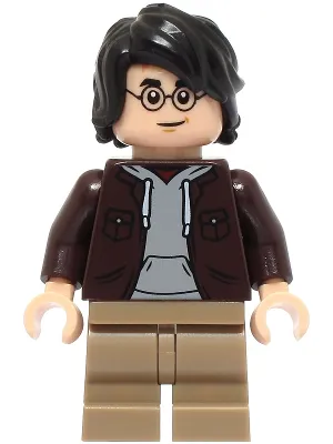 Harry Potter - Dark Brown Open Jacket, Dark Tan Medium Legs