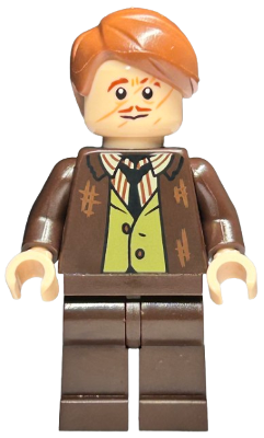 Professor Remus Lupin - Dark Brown Jacket, Olive Green Vest, Plain Legs