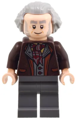 Garrick Ollivander - Dark Brown Jacket, Hair Swept Back