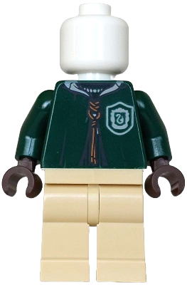 Mannequin - Quidditch Dark Green Robe, Slytherin Crest