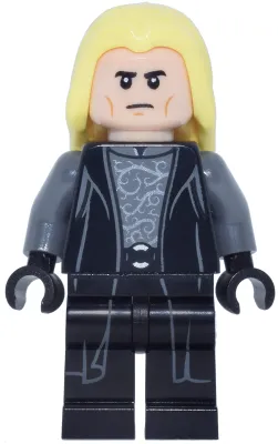 Lucius Malfoy - Death Eater Outfit, Bright Light Yellow Hair, Printed Legs