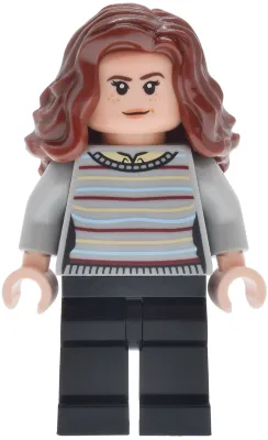 Hermione Granger - Striped Sweater, Tan Shirt Collar, Black Legs