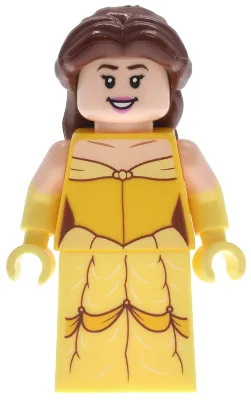 Belle - Minifigure, Dress with White Creases