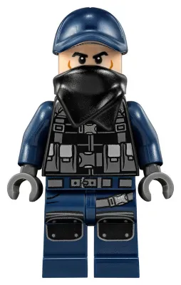 ACU Guard - Male, Dark Blue Cap, Light Nougat Head, Black Bandana