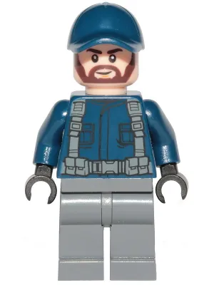 ACU Guard - Male, Dark Blue Cap, Light Nougat Head, Beard