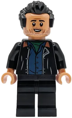 Dr. Ian Malcolm - Open Vest over Dark Blue Shirt