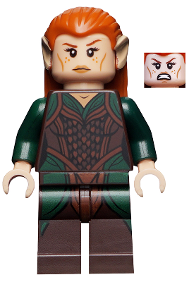 Tauriel, Dark Green and Dark Brown Outfit