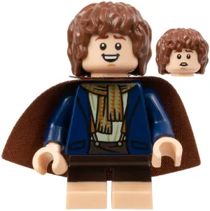 Peregrin Took (Pippin) - Dark Blue Jacket, Reddish Brown Cape