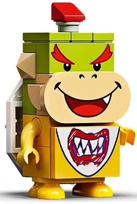 Bowser Jr. - 2 Lime Brick 1 x 1