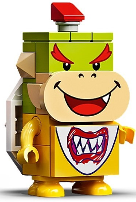 Bowser Jr. - 2 Lime Brick 1 x 1
