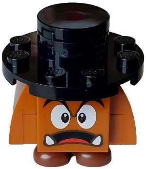 Goomba (Black Interior Pieces) - Surprised, Black Hat