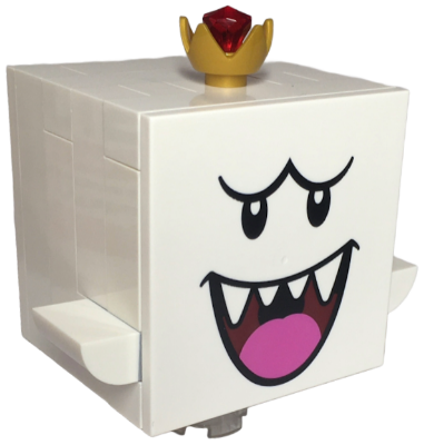 King Boo - Dark Pink Tongue, Dark Azure Scanner Tile