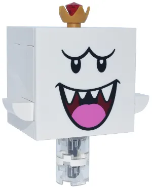 King Boo - Dark Pink Tongue, White Scanner Tile Modified, Tall Base