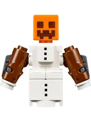 Snow Golem - Stud Shooter Arms, Wide Torso