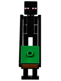 Enderman - Reddish Brown Block with Green Top