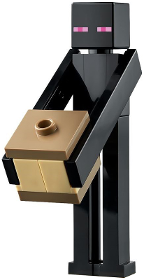 Enderman - Tan Block with Dark Tan Top and Bottom
