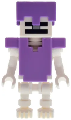 Skeleton, Minecraft - Medium Lavender Armor and Helmet