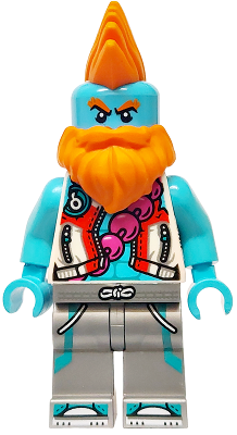 Sandy - White Jacket, Flat Silver Legs