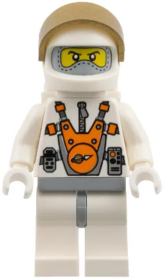Mars Mission Astronaut with Helmet, Balaclava and Backpack