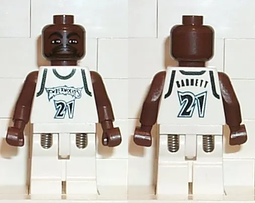 NBA Kevin Garnett, Minnesota Timberwolves #21 (White Uniform)
