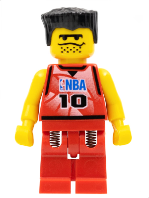 NBA Player, Number 10 with Red Legs
