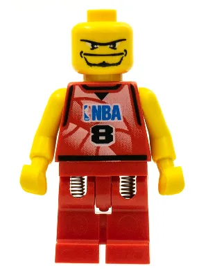 NBA Player, Number 8 without Hair