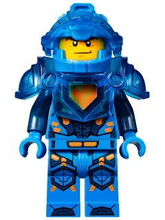 Clay Moorington - Blue Helmet, Trans-Dark Blue Visor and Armor (Ultimate Clay)