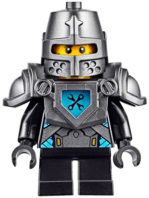 Robin Underwood - Pearl Dark Gray Helmet and Armor, Black Short Legs