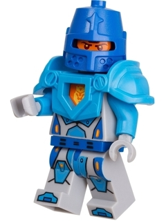 Royal Soldier / King's Guard - Blue Helmet with Eye Slit, Dark Azure Armor, Light Bluish Gray Hands
