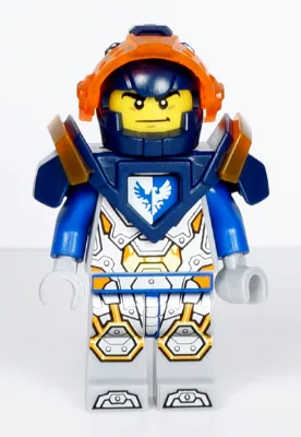 Clay Moorington - Dark Blue Helmet, Trans-Neon Orange Visor, Dark Blue Armor