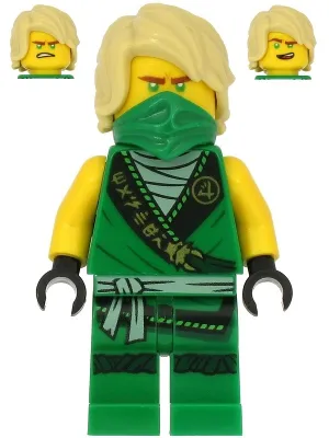 Lloyd - Legacy, Rebooted, Ninjago Logogram 'MASTER' on Torso
