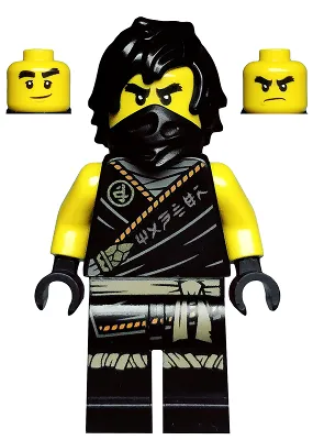 Cole - Legacy, Rebooted, Ninjago Logogram 'MANTER' on Torso